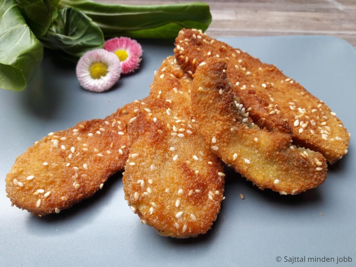 Rántott cukkini parmezános bundában