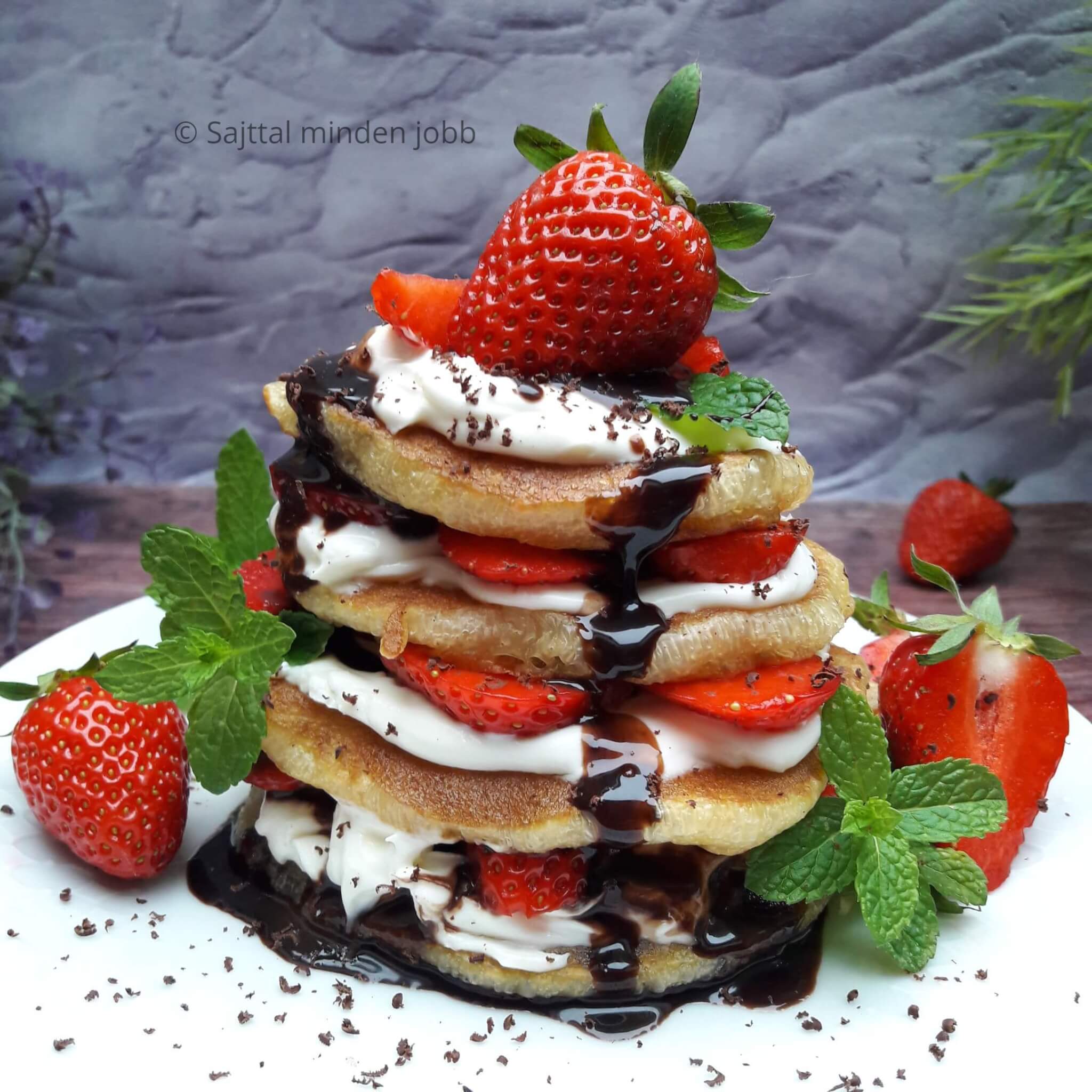 Amerikai palacsinta torta